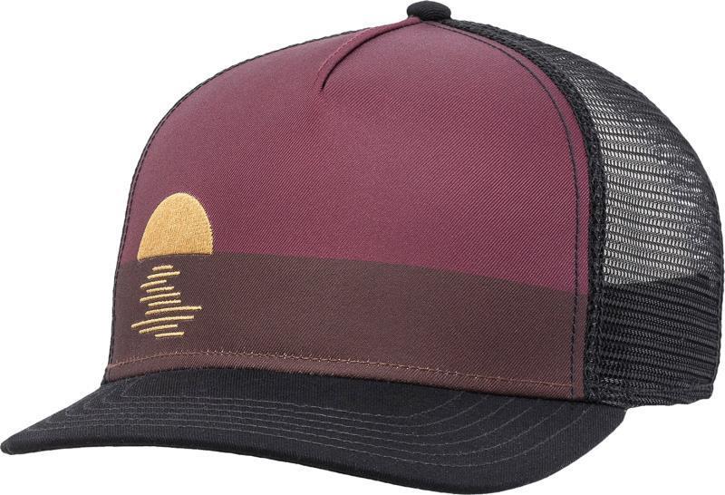 Davis Trucker Hat - Mens - maroon 1