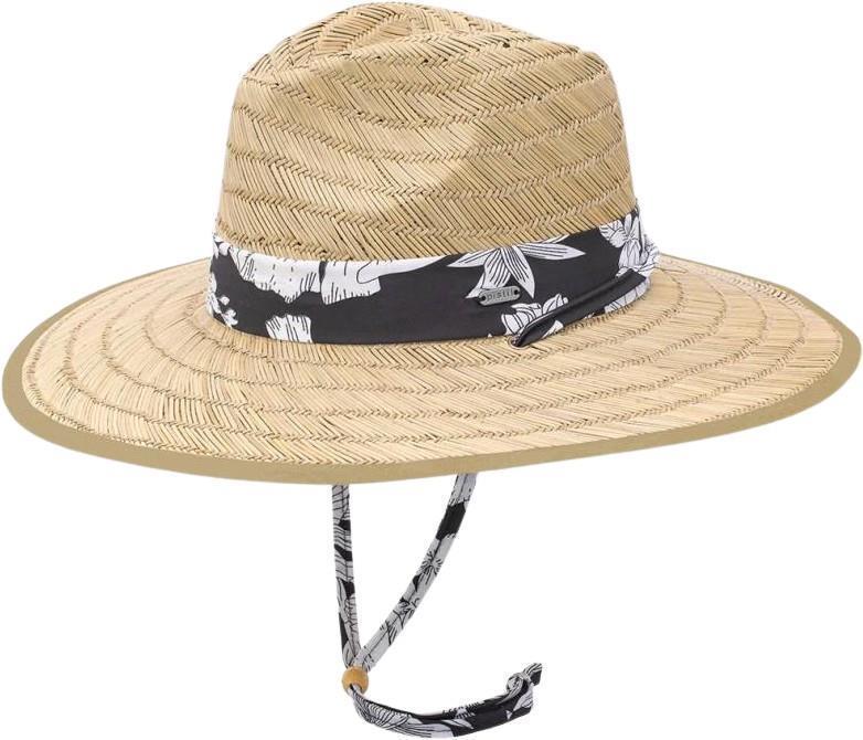 Del Mar Straw Cowgirl Sun Hat - Womens - Black 1