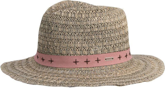 Dune Straw Cowgirl Sun Hat - Womens - Blush 1