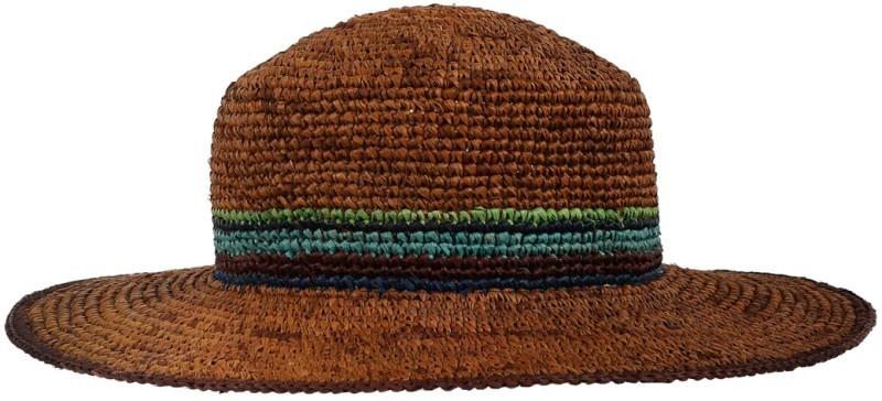 Elara Straw Sun Hat - Womens - brown 1