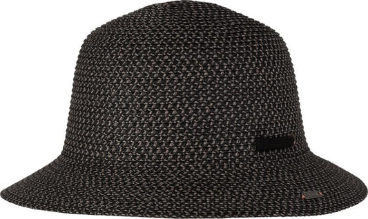Elayna Straw Sun Hat - Womens - navy 1