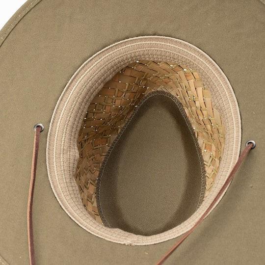 Fiji Straw Sun Hat - Mens - natural 1