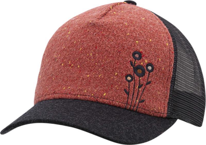 Flourish Trucker - Womens - rhubarb 1