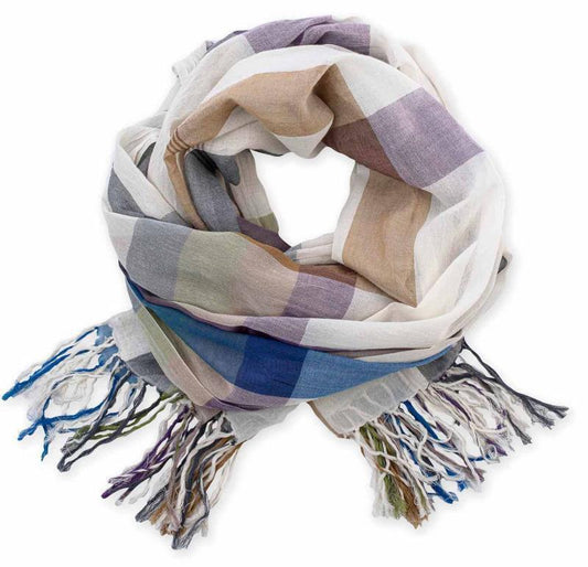Griffin Scarf - Womens - Blue 1