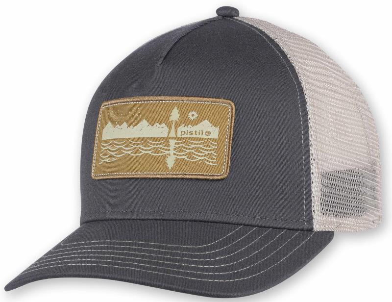 Hawk Trucker Hat - Mens - Grey 1