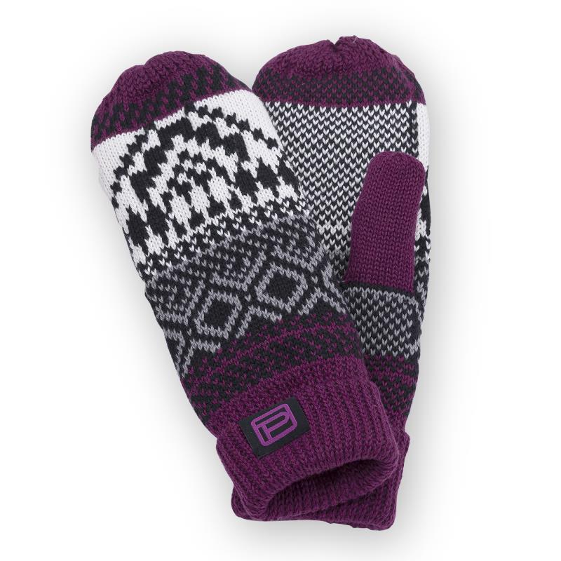 Isabetta Mittens - Womens - magenta 1
