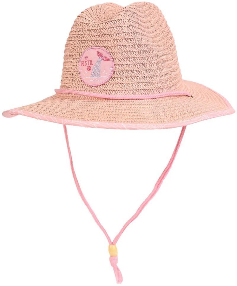 Kai Straw Sun Hat - Kids - pink 1