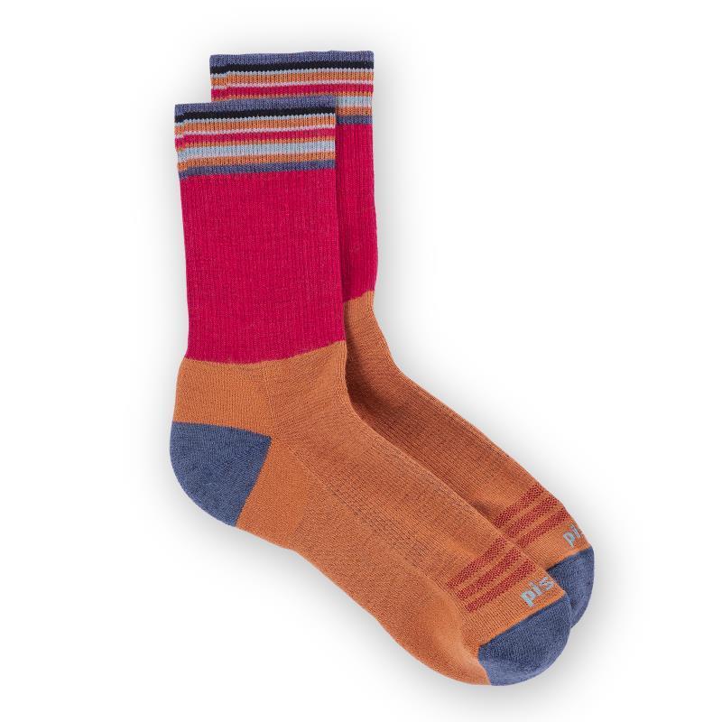 Kaiya Crew Socks - Womens - pink 1