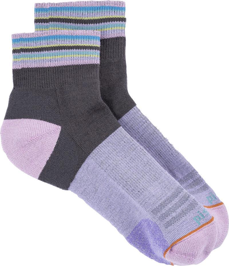 Kaiya Quarter Socks - Womens - grey 1