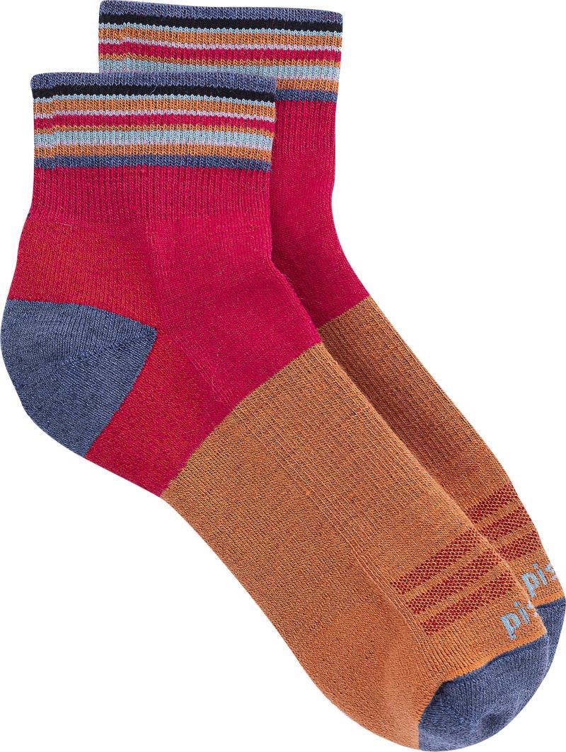 Kaiya Quarter Socks - Womens - pink 1