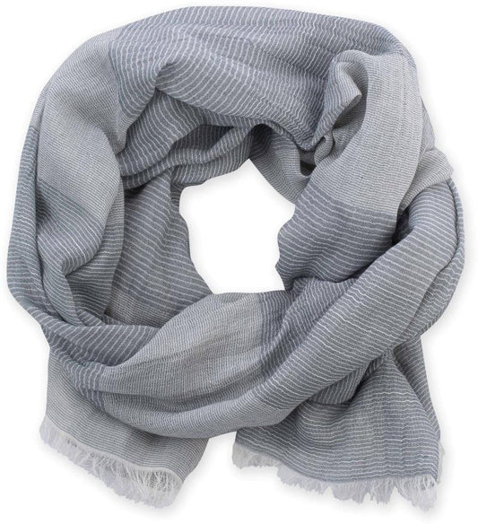 Kora Scarf - Womens - grey 1