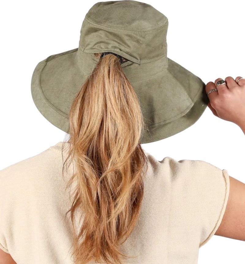 Leigh Sun Hat - Womens - sage 1