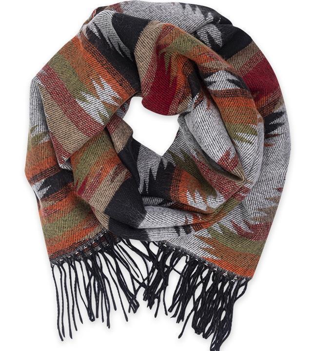Mattea Scarf - Womens - Black 1