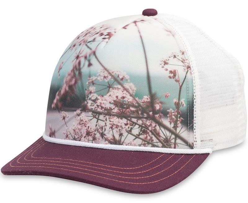 Matty Trucker Hat - Womens - Plum 1