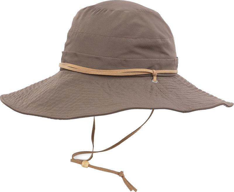 Mina Sun Hat - Womens - Brown 1