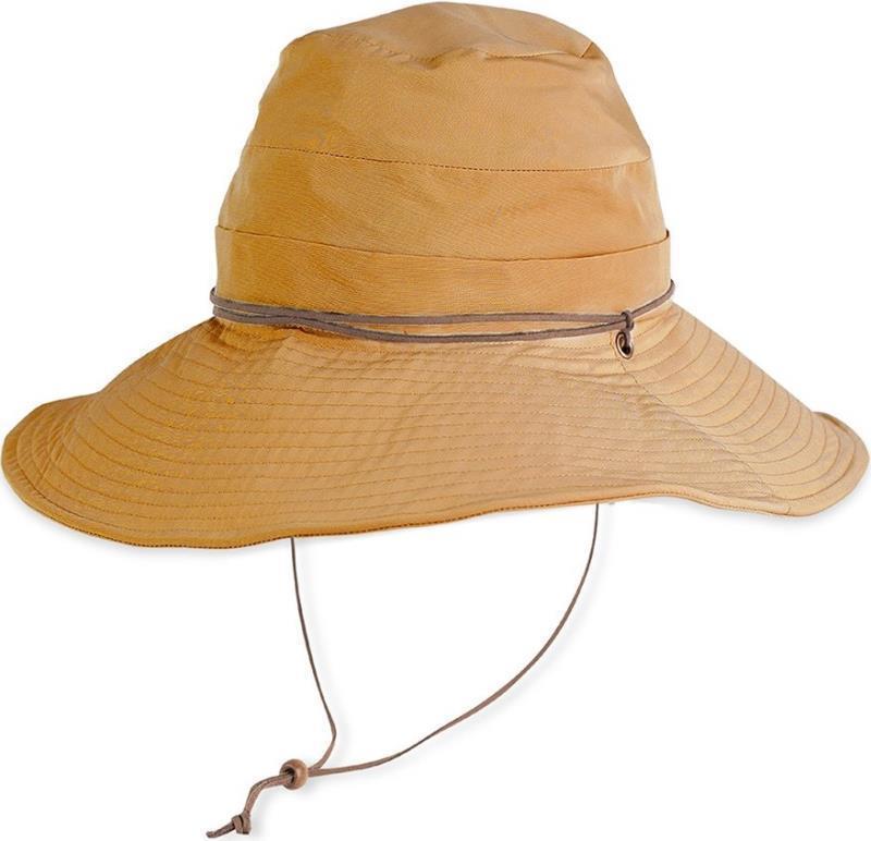 Mina Sun Hat - Womens - Gold 1