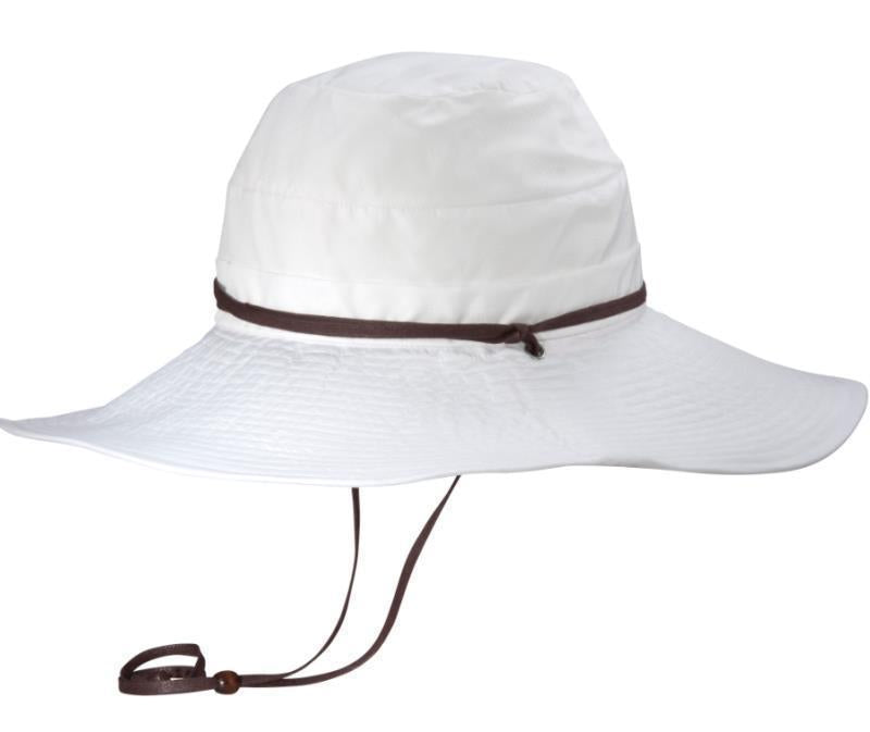 Mina Sun Hat - Womens - White 1