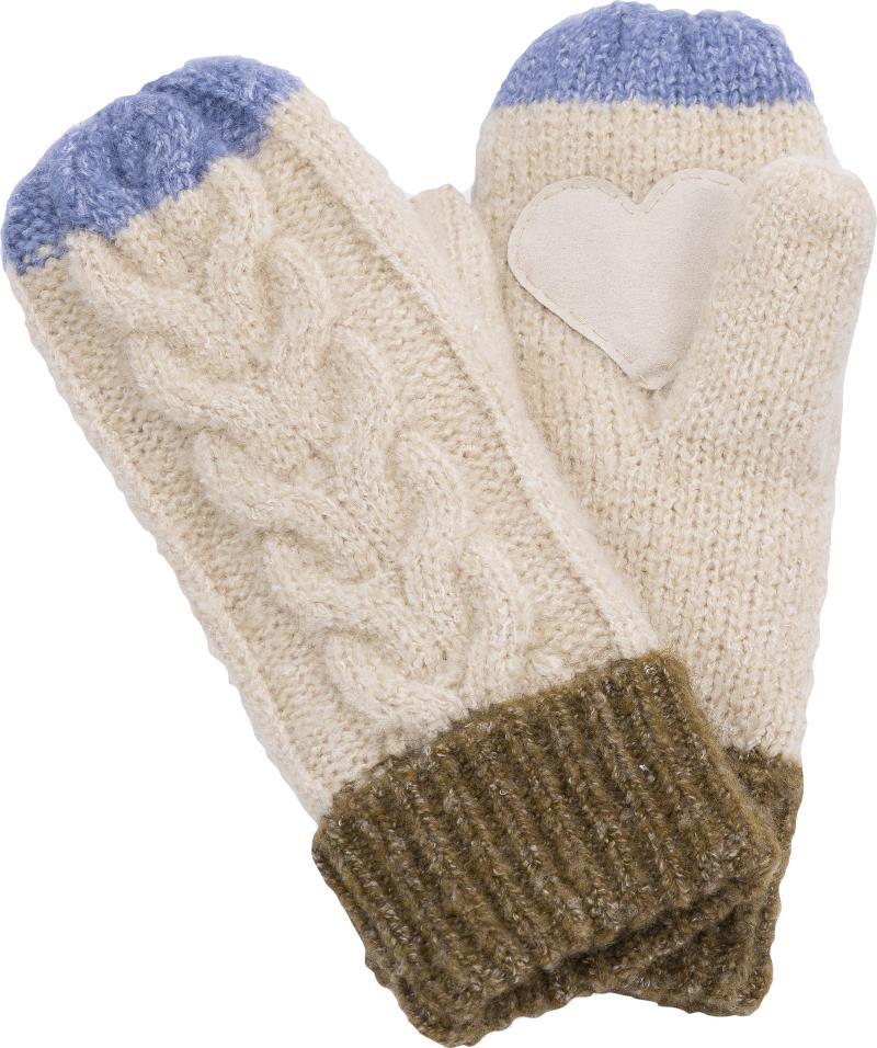 Minzy Mittens - Womens - ivory 1