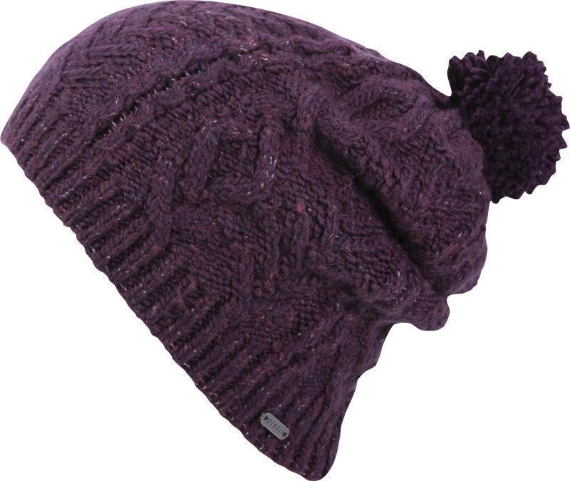 Mio Slouch Beanie - Womens - plum 1