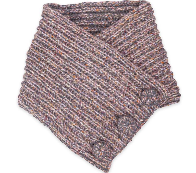 Neville Neckwarmer - Womens - charcoal 1