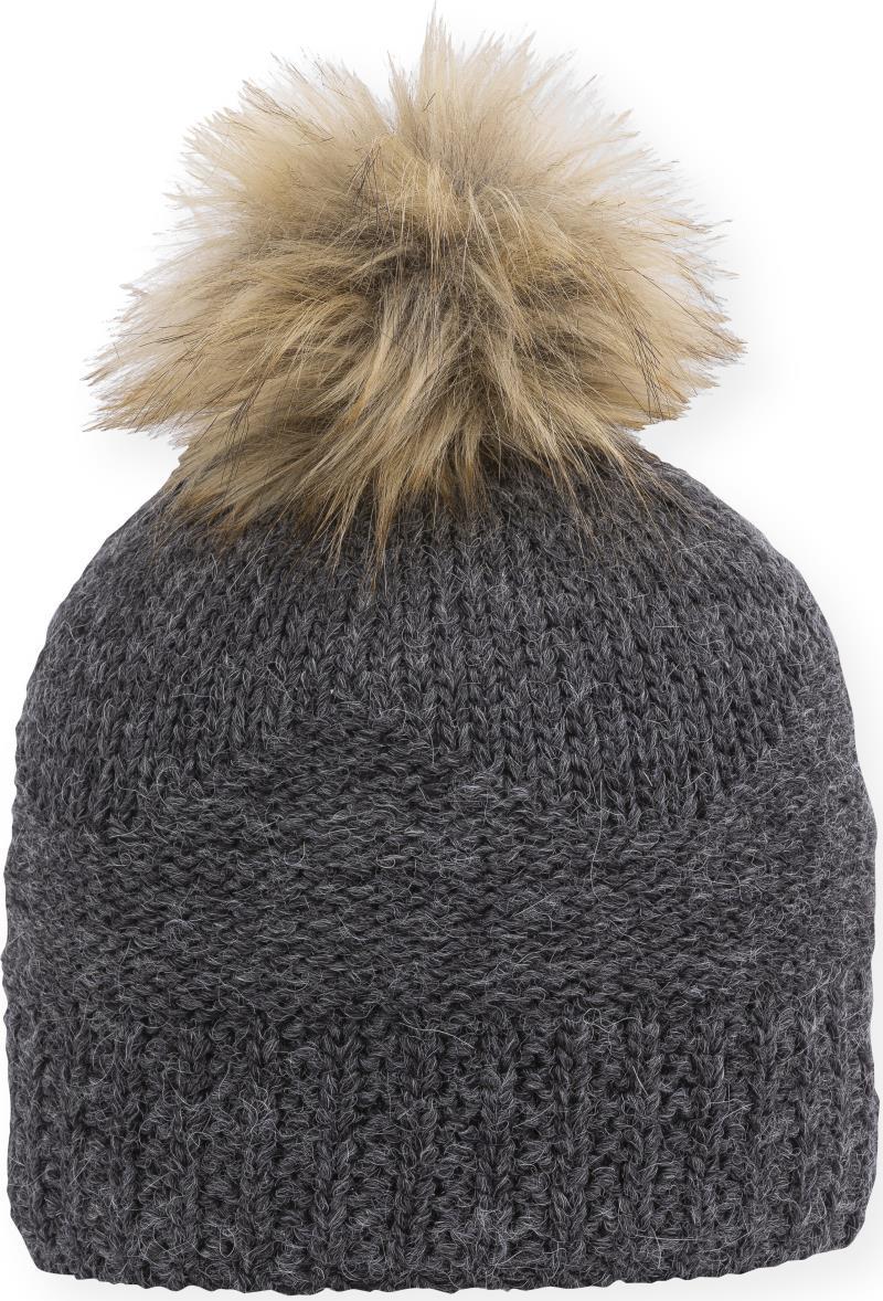 Nicola Beanie - Womens - charcoal 1