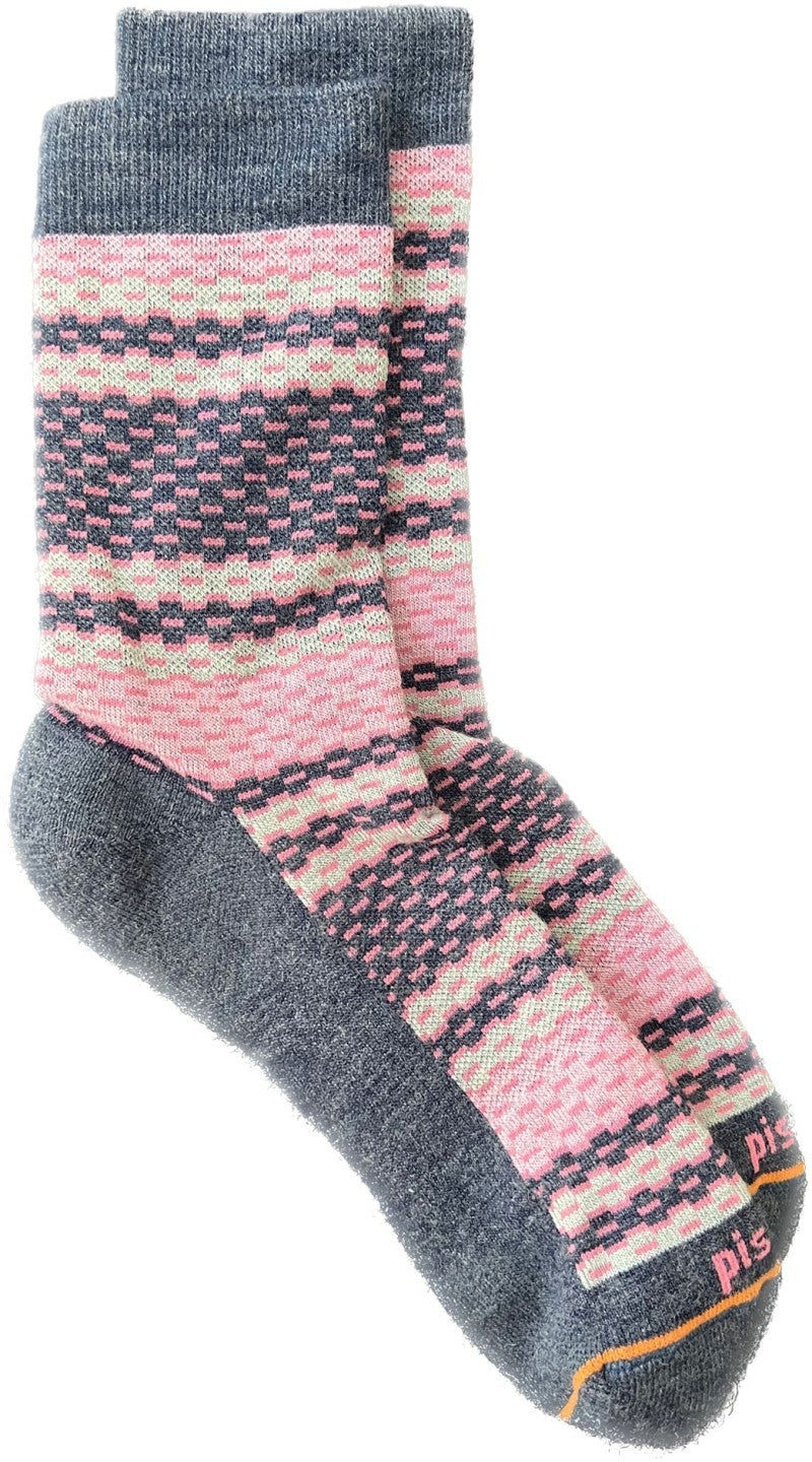 Phoebe Crew Socks - Womens - blue 1