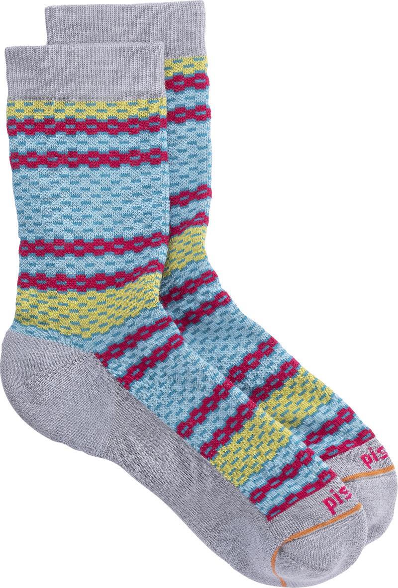 Phoebe Crew Socks - Womens - grey 1