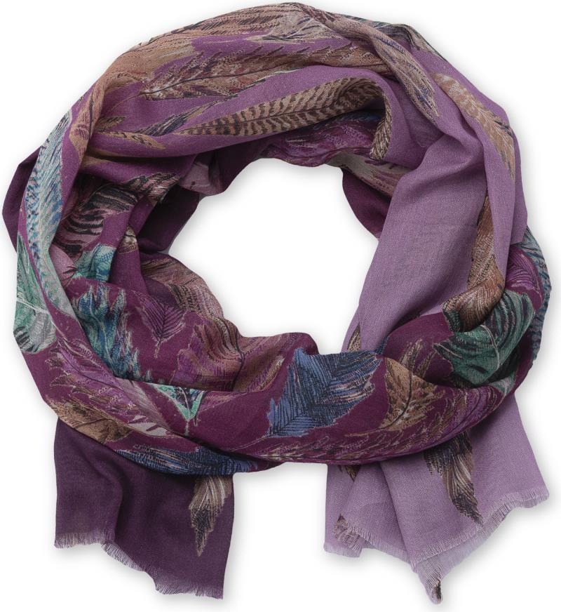 Plume Scarf - Womens - plum 1