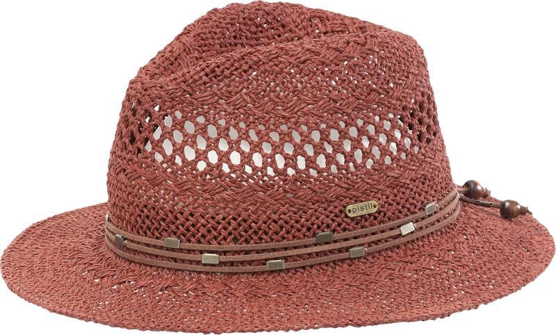 Regan Straw Cowgirl Sun Hat - Womens - Cayenne 1
