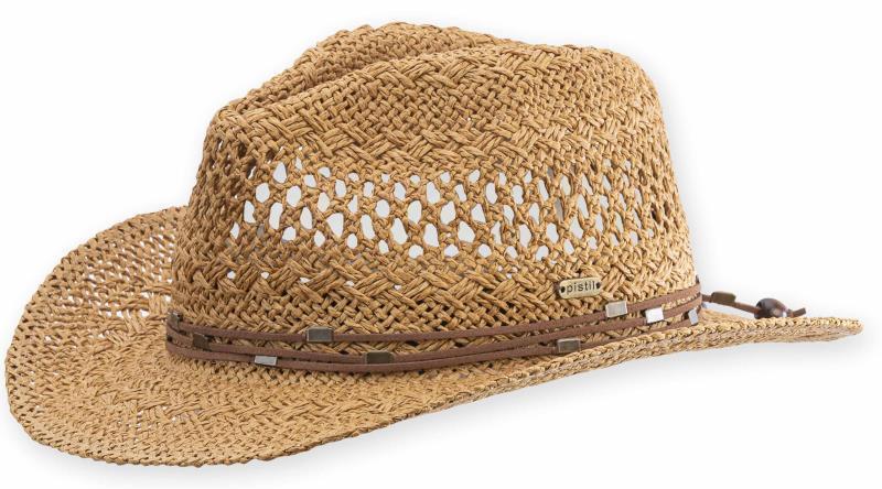 Regan Straw Cowgirl Sun Hat - Womens - Honey 1