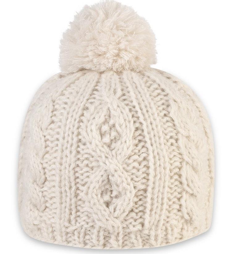 Riley Beanie - Womens - Ivory 1