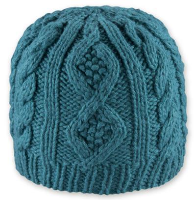 Riley Beanie - Womens - Teal 1