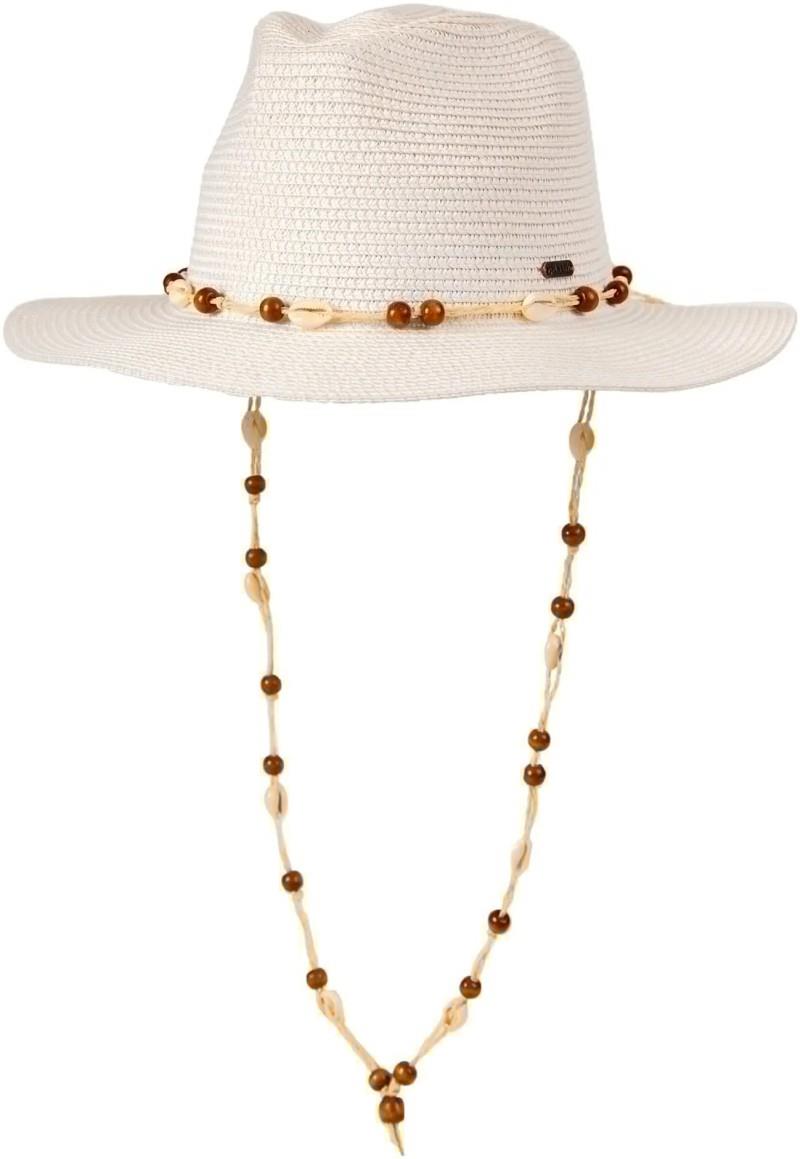 Shelly Straw Sun Hat - Womens - natural 1