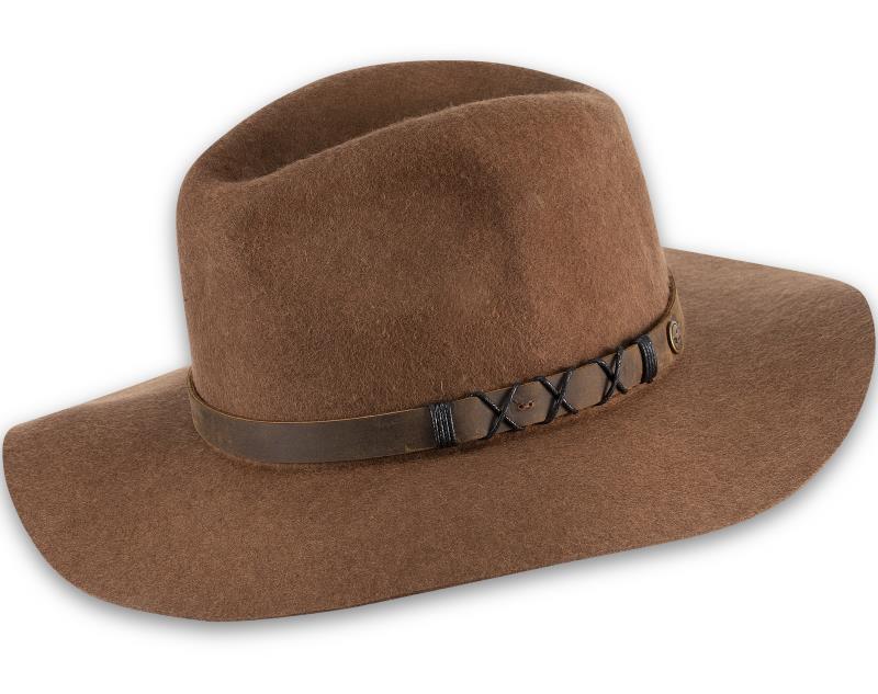 Soho Wide Brim - Womens - camel 1