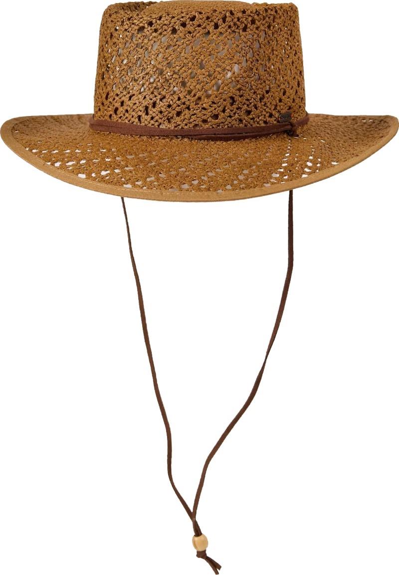 Sunlee Straw Sun Hat - Womens - brown 1