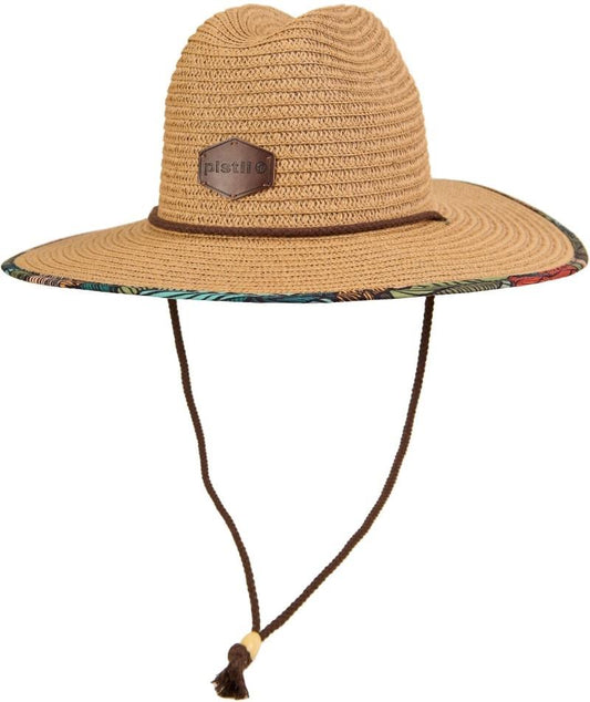 Theo Straw Sun Hat - Mens - brown 1