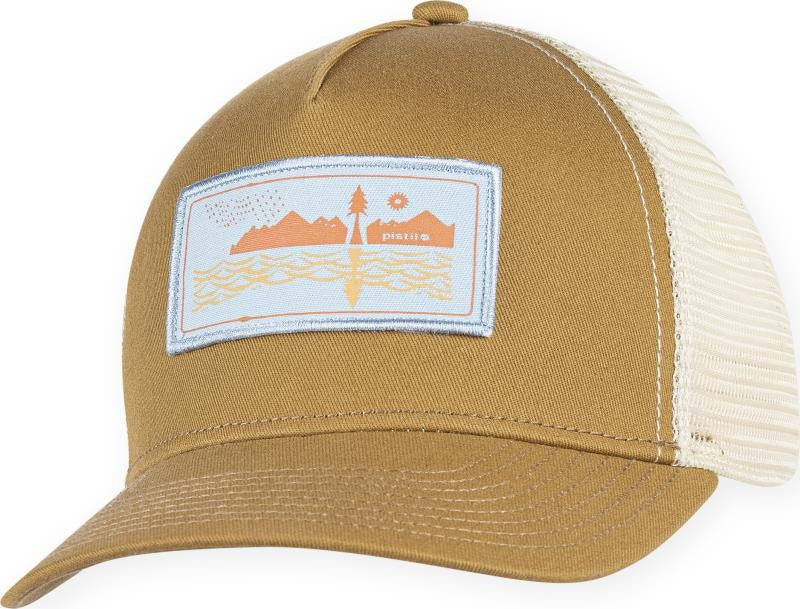 Valley Girl Trucker Hat - Womens - camel 1