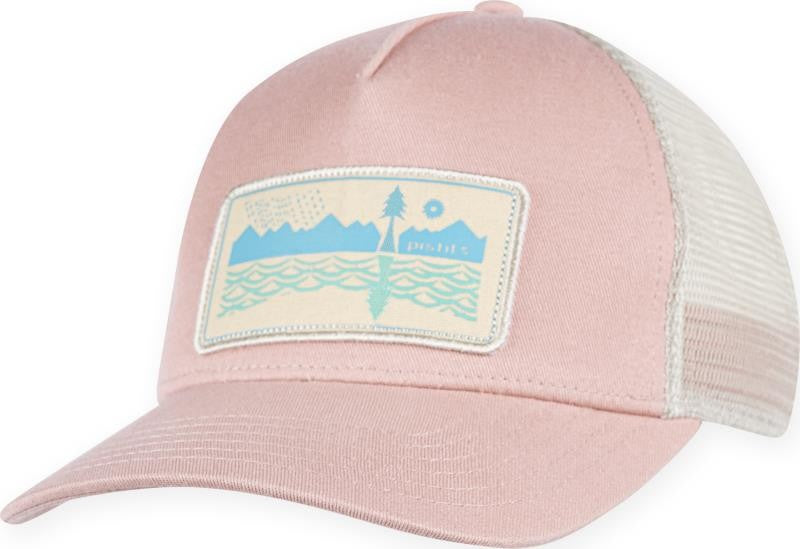 Valley Girl Trucker Hat - Womens - pink 1