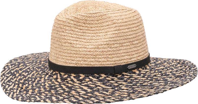 Wynette Straw Cowgirl Sun Hat - Womens - Black 1