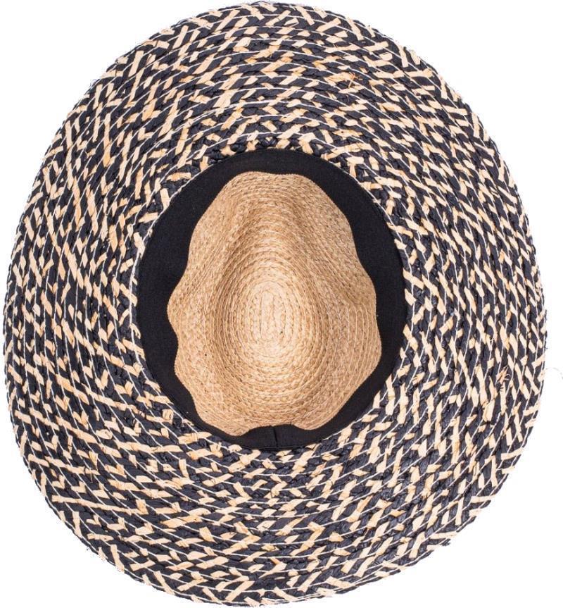Wynette Straw Cowgirl Sun Hat - Womens - Black 2