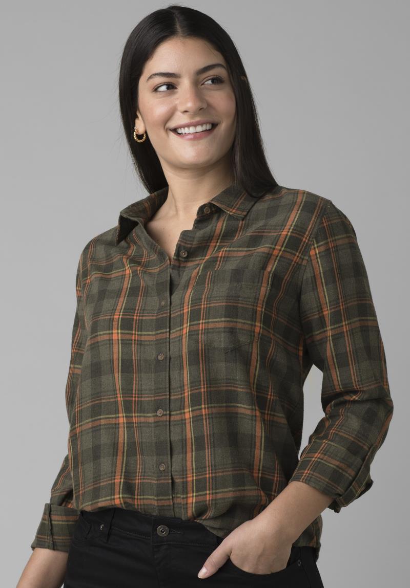 Alfie Flannel - Womens - Evergreen 4