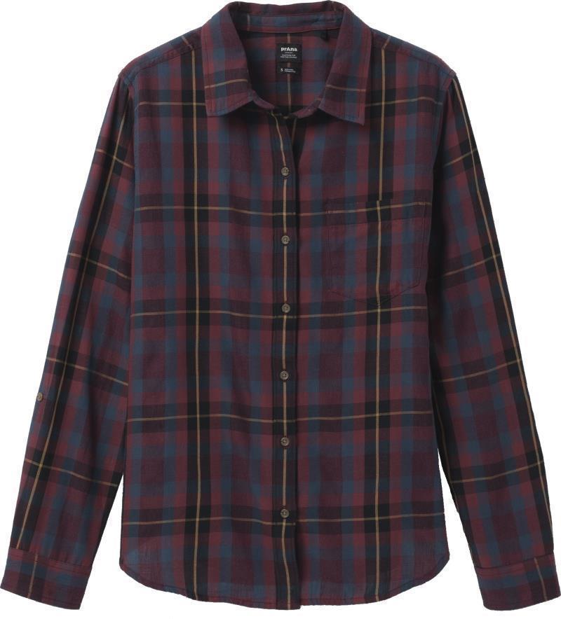 Alfie Flannel - Womens - Maroon 1