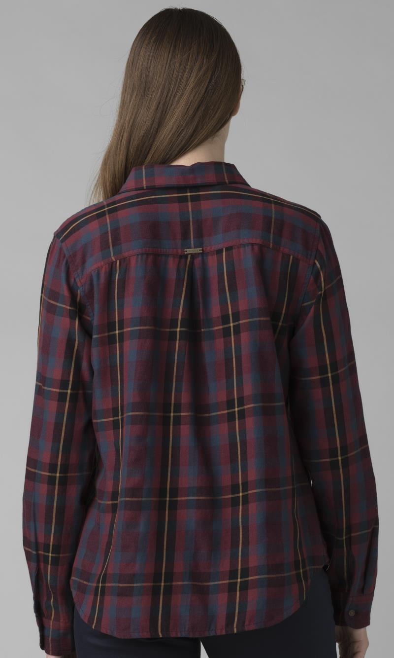 Alfie Flannel - Womens - Maroon 3
