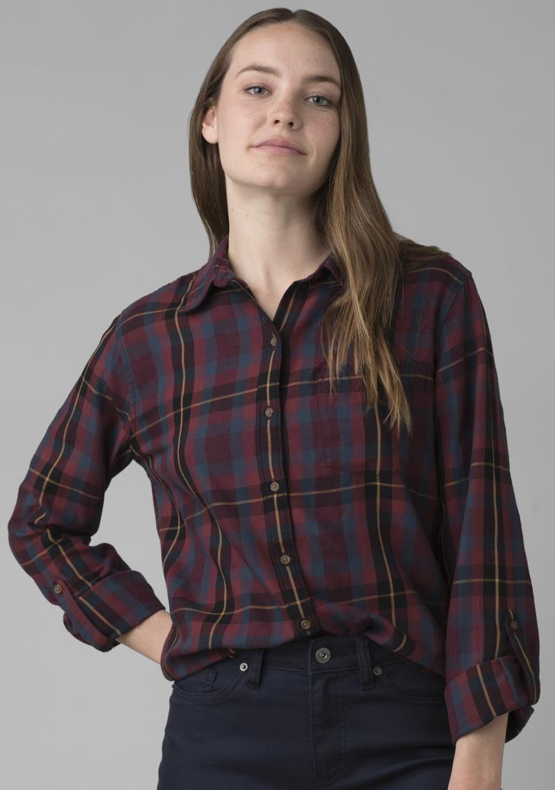 Alfie Flannel - Womens - Maroon 4