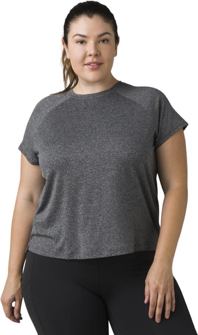 Alpenglow SS Plus - Womens - charcoal heather 1