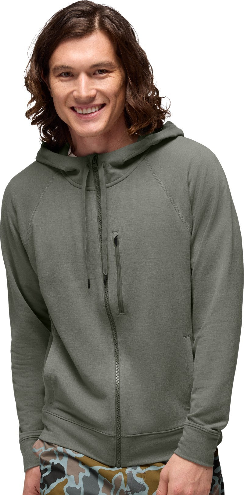 Altitude Tracker Full Zip Hoodie II - Mens - thyme 1