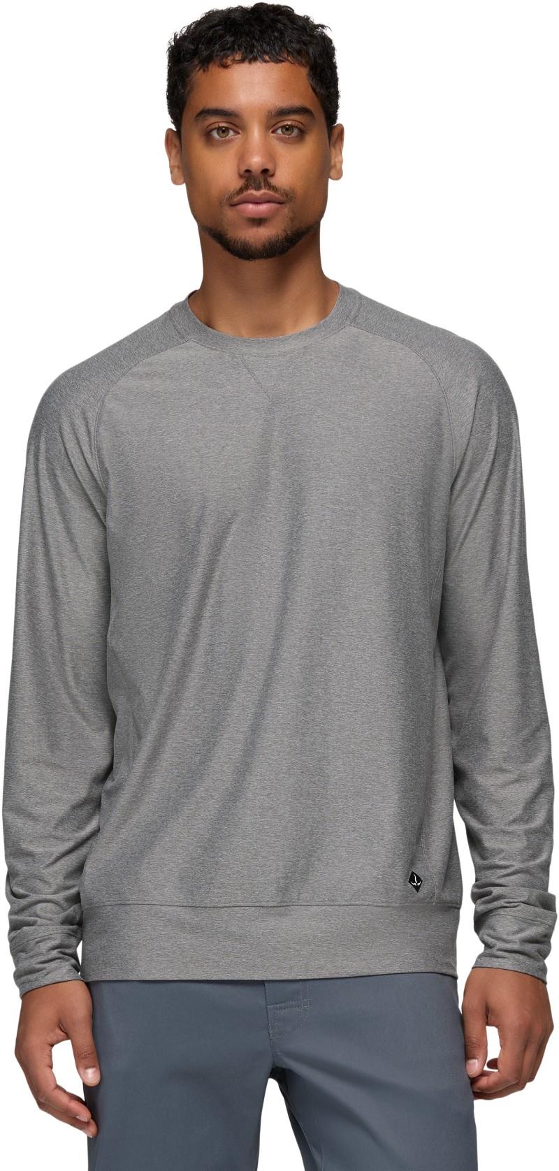 Altitude Tracker LT Crew - Mens - medium heather grey 1