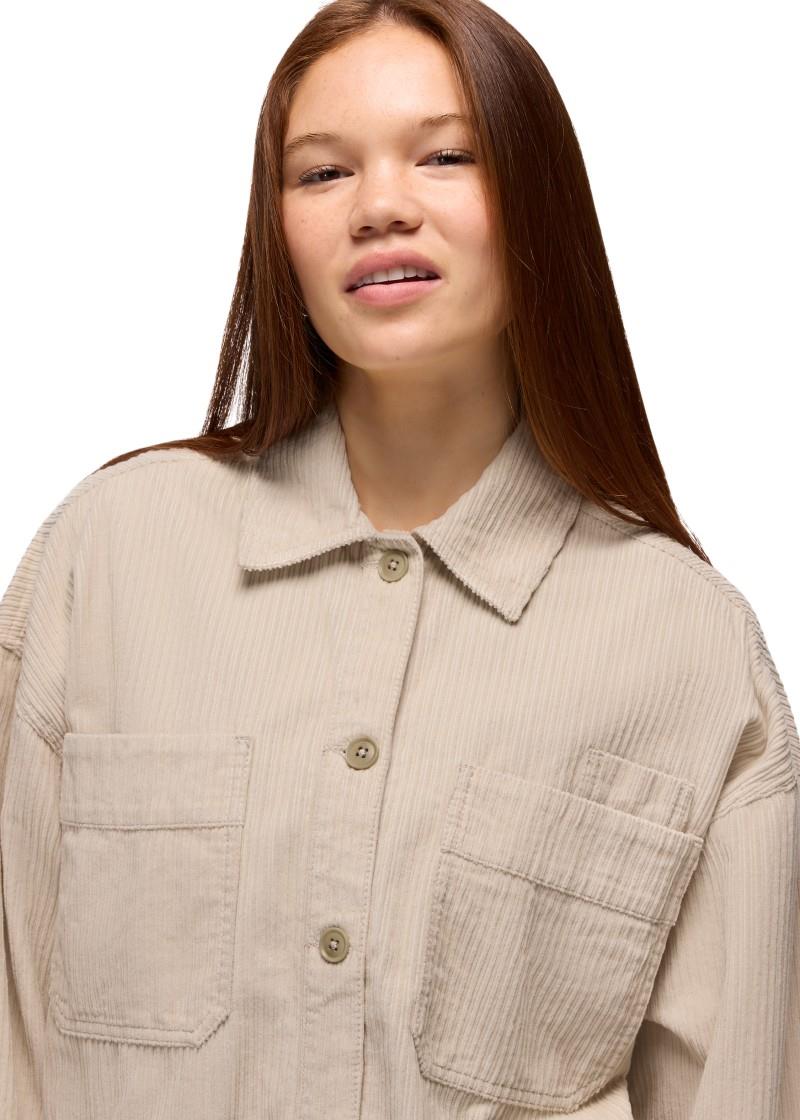 Annie`s Canyon Cord Shacket - Womens - almond 1