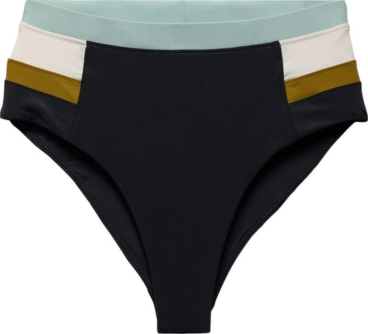 Baja Bound High Rise Bottom - Womens - black colorblock 1