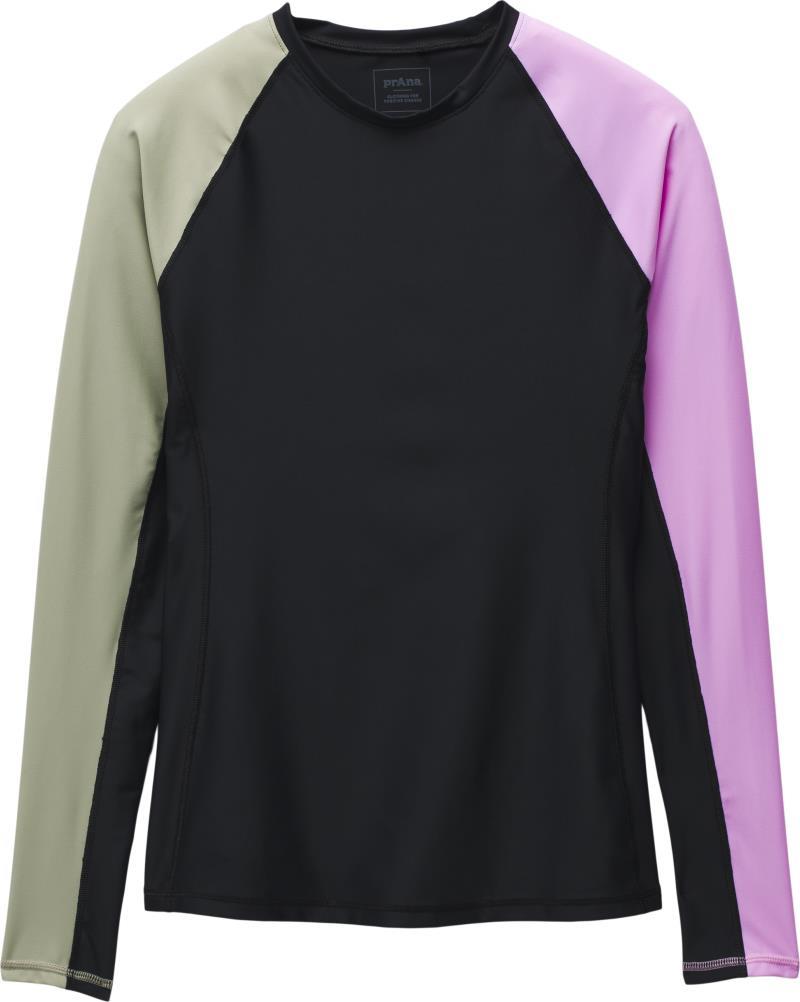 Baja Bound LS Rashguard - Womens - Black Color Block 1